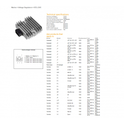 DZE REGULATOR NAPIĘCIA SUZUKI GSR600 '06-'08, AN250/400 BURGMAN (OEM-32800-20H00, 32800-14G00), LT 400 KING QUAD`08-12